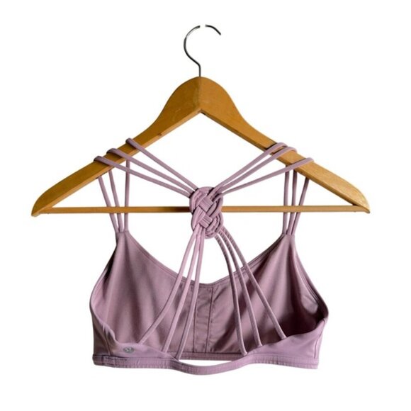 Lululemon Love Knot Bra Vintage Mauve Size 4 Light Support - Picture 6 of 9
